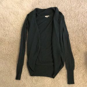 Hunter Green Cardigan Sweater